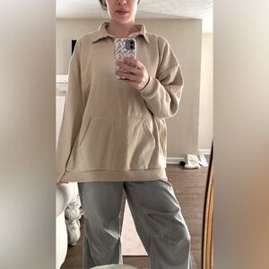 Oversized Collared Sweater